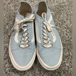 Vans Light Blue Canvas Sneakers size 7 / 8.5